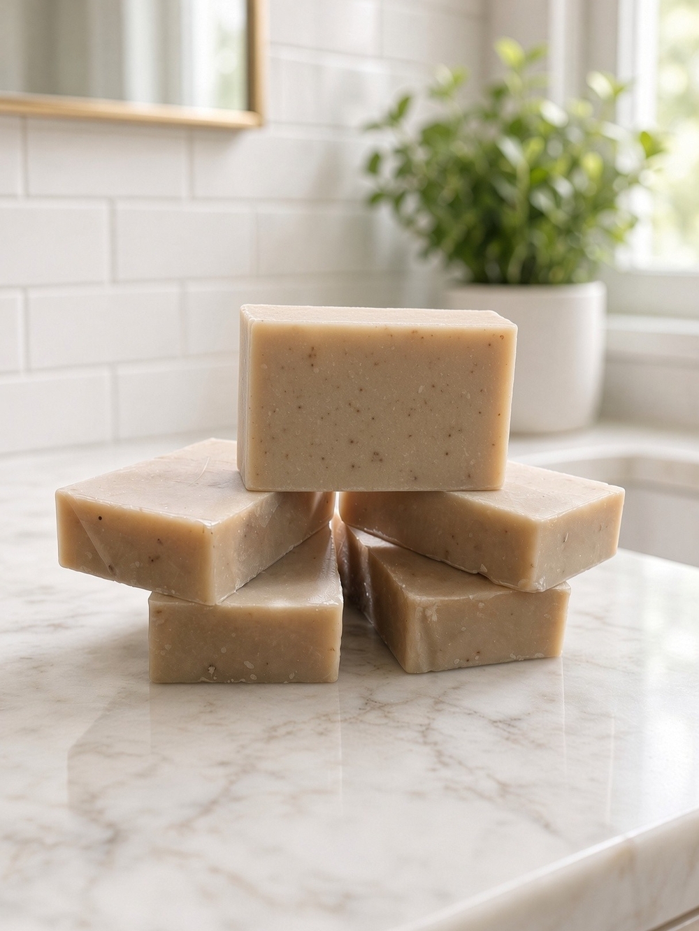 Oasis Soaps Soap Co Oatmeal Milk & Honey Handcrafted Soap Bars